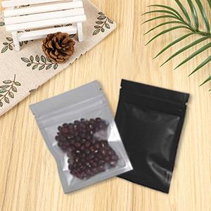 Resealable Airtight Bags, Zipper Lock Pouch, Reclosable Lock Food Storage Bags Heat Seal Pouches Grocery Pack 1