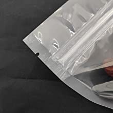 Kraft paper pouch, Odor Proof Bags, Zip Top Waterproof For Food Storage, Heavy Duty Zip lockk, Heat Sealable 7