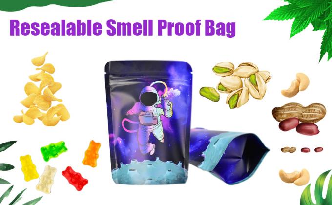 Aluminum Foil Bags, Stand-Up, Resealable, Vacuum Sealable, Leak-Proof Pouch, Mylar Bags, Storage Package 0