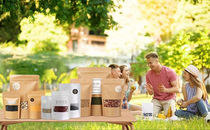 Mylar Plastic Edible, Foil Bag Child Toy Pouch, High Barrier Reclosable Stand Up Zipper Poly Toy Bag 7