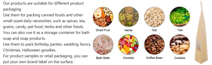 Stand Up Pouch Bag With Or Without Zipper, Flat Heat Seal Bag, Flat Bottom Bag, Back Seal Bag 11