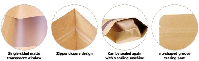 Stand Up Pouch Bag With Or Without Zipper, Flat Heat Seal Bag, Flat Bottom Bag, Back Seal Bag 10