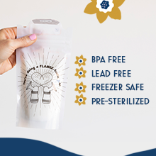 Freeze Organizer, Container, Storing System, Breastfeeding Accessories, BPA-Free, Double Zipper Lock 5