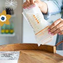 Freeze Organizer, Container, Storing System, Breastfeeding Accessories, BPA-Free, Double Zipper Lock 3