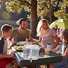 Water Container With Spigot, Storage Carrier Jug, Hiking Backpack, Survival Kit, Water Canteen 10