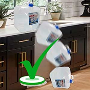 Water Container With Spigot, Storage Carrier Jug, Hiking Backpack, Survival Kit, Water Canteen 5