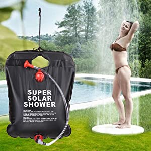 Portable Shower Bag, Travel Wash Kit, Camping Accessory, Outdoor Travel Camping Hiking, Pump, Sprayer 0