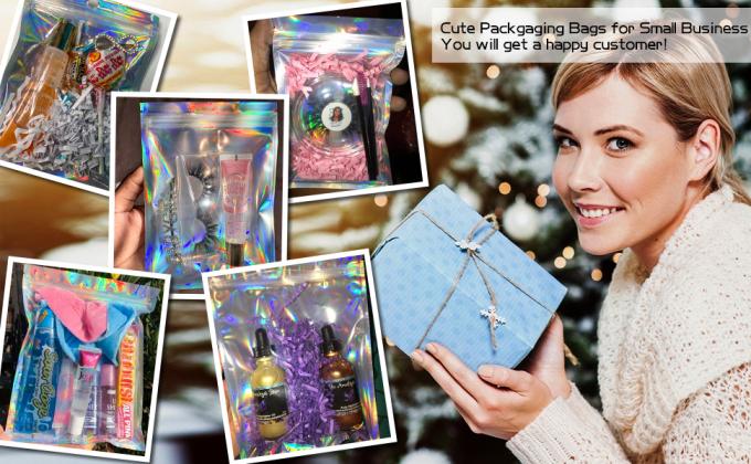 Smell Proof Mylar Bags, Foil Small Zip lockk Bags, Halloween Christmas Favor, Foil Pouch Slidelock 8