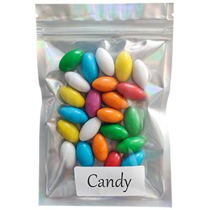 Smell Proof Mylar Bags, Foil Small Zip lockk Bags, Halloween Christmas Favor, Foil Pouch Slidelock 2