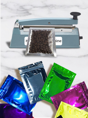 Foil Mylar Bags, Foil Pouch Bags, Multifunctional storage bags, Reusable, Recyclable, Resealable 5