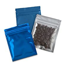 Foil Mylar Bags, Foil Pouch Bags, Multifunctional storage bags, Reusable, Recyclable, Resealable 10