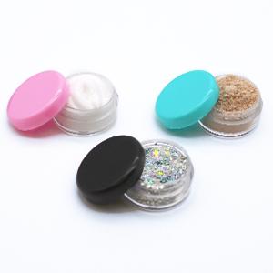 5g 5ml Small Cream Clear Plastic Pot With Screw Cap Cosmetic Container Empty Plastic Jar 2