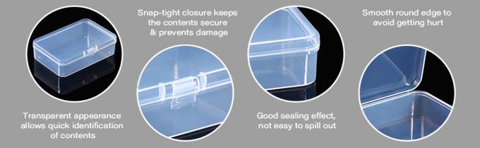 Plastic Beads Storage Containers Box, Storage Of Small Items Crafts, Hinged Lid, Jewelry, Hardware 0