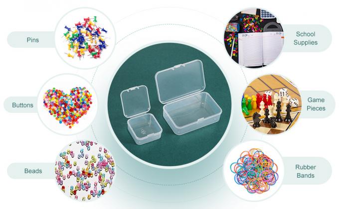 Plastic Beads Storage Containers Box, Storage Of Small Items Crafts, Hinged Lid, Jewelry, Hardware 6