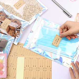 Resealable Zip lockk Pouch, Mylar Bags, Resealable Smell Proof Bags, Aluminum Foil Pouch Bag 2