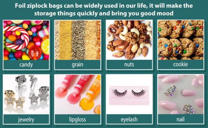 CBD, Gummies, Weedness, Airtight Heat Resealable Smell Proof Mylar Stand Up Bags With Clear Window 6