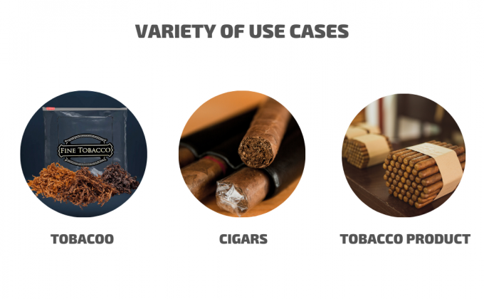 Slider Tobacco Bags, Zipper Cigar Pouches, Fine Tobacco, Slider Top Closure Polyethylene Bags 2