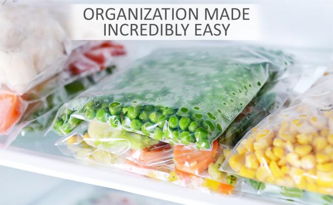 Slider Zipper, Sorting, Organizing, Frosted Zip Bags, packing merchandise, Multipurpose Reusable 5