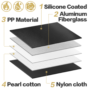 Document Organizer With Lock Fireproof Document Box, Money Bag Document Safe, Safe File Lock Bag 2