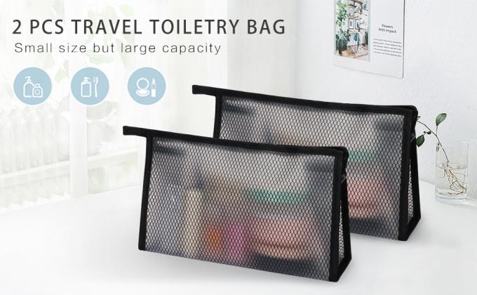 Cosmetic Makeup Bags, Toiletry Pouch, Travel Pack, Holographic Organizer, Toiletries Kit Zippered Pouch 0