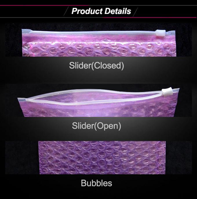 Cosmetic Makeup Bubble Slider Zipper Bags, Zip Padded Pouch For Beauty, Skin Care, Jewelry Bag Package 1