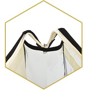 Multi Size, Handbag Storage Dust Cover Bags, Handbag & Purse, Sturdy PVC Organizer Holder With Handle Zipper 3