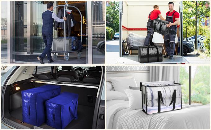 Toiletry Cosmetic Organizer, Waterproof, Large Capacity, moving Tote Bag, underbed Storage Zipper carry Bag 24