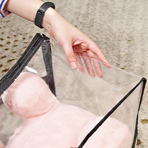 Clothes Storage Bag, Makeup Organizer With Reinforced Handle, Vinyl Storage Bags, Dual Zippers, Moving Totes 3