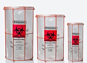 Safe Disposal, biohazard labeling, Autoclavable Bag, Polypropylene, Disposable, clear transparent Disposal sack 3