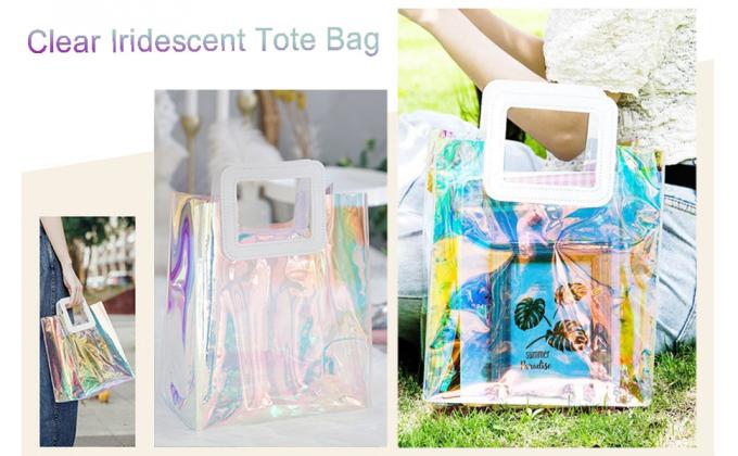 Women Bag, Stadium Bags, PVC Tote Bag, Handbag, Festival Gift Wrap Bag, Cosmetic Handle Storage Bag 1