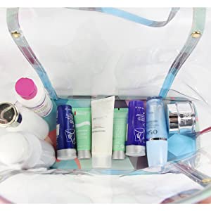 Women Bag, Stadium Bags, PVC Tote Bag, Handbag, Festival Gift Wrap Bag, Cosmetic Handle Storage Bag 9