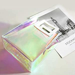 Women Bag, Stadium Bags, PVC Tote Bag, Handbag, Festival Gift Wrap Bag, Cosmetic Handle Storage Bag 7