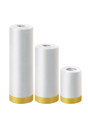 Automotive Roll Masking Film set, Painting Tray kit, Pre-Taped, Sheeting Covering, Car Furniture Protection Cover 6