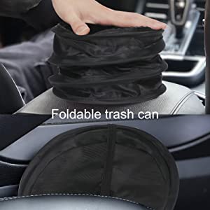 Car Trash Bags Car Backseat Organizer Bag Cooler, Car Garbage Can, Storage Pockets, Collapsible Portable bin 17