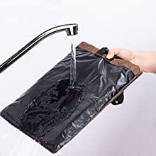 Car Trash Hanging Bag, Storage Pockets Leak-Proof Organizer Collapsible Portable Waterproof Car Garbage Bin 19