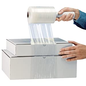 Stretch Wrap Film Industrial Strength Clear Cling Plastic Pallet Supplies | Durable Self-Adhering ● Packing ● Moving 1
