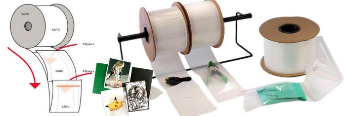 Machine Automated Bags, Pre Opened Perforated Poly Plastic Auto Packing Roll Bags, LDPE bagging 2