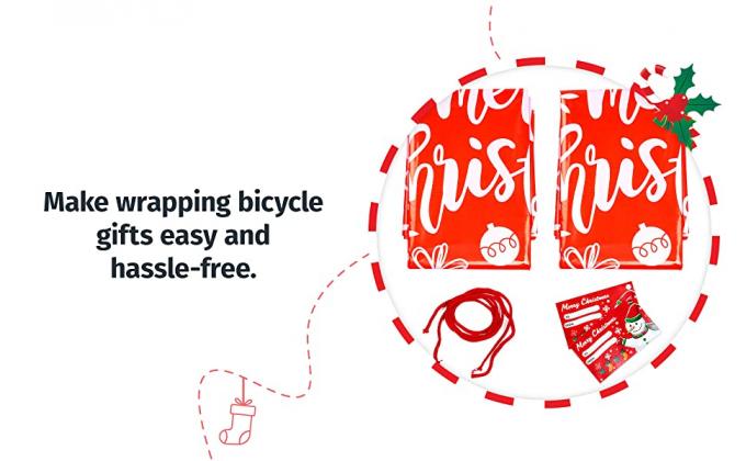 Jumbo Gift Giant Bike Bag, heavy duty Oversized, Jumbo Extra Large, Xmas Present Gift wrapping sacks 0