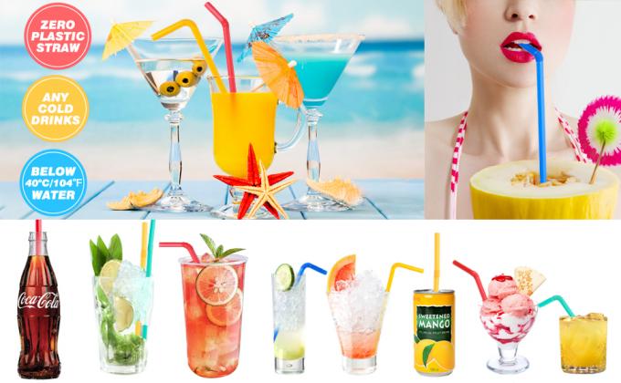 PLA Plant Based, Individual Wrap, Cocktail Drinking Straw, Eco Friendly, Corn Starch, Flexi, Spoon, Fork, Cultery 0