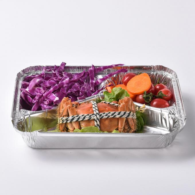 Alloy 8011, Disposable Environmental Protection Household, Compartments Aluminum Foil Container Tray 11