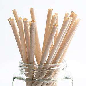 PLA Drinking Straws, CPLA Giant Straws, Individually Wrapped, Plant Based Compostable Flexi straws, cocktail 8