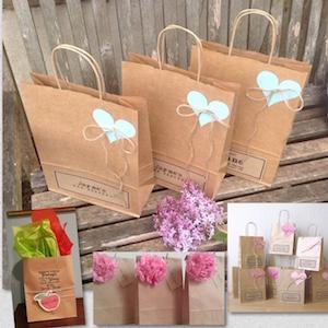 Paper Carrier Bag, Gift Packaging Carrie Shopping Paper Bag, Birthday Wedding Christmas, Festive Celebrations 10