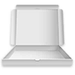 Custom Pizza Packing Paper Box Corrugated With Different Size, Recycle Paper Simple Pizza Package Lunch Box 4