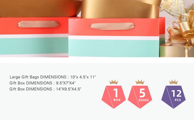 Valentines Day Present Box, Bridesmaids Proposal Box, Present Bag Card Ribbon Paper Filler, Gift Boxes 7