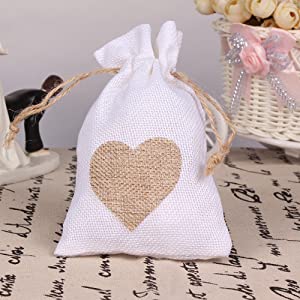 Drawstring Burlap Natrual Jute Sacks Jewelry Candy Pouch Christmas Wedding Party Favor Gift Bags 2