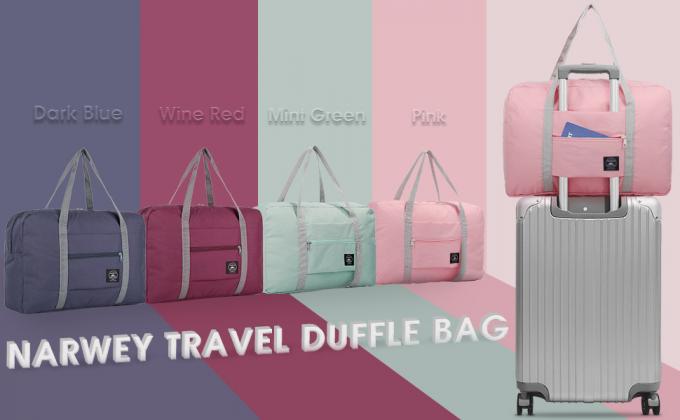 Sports Duffel Bag, Foldable Storage Bag, Toiletry Makeup, Travel Shoulder Bag Canvas Cotton Bags With Zippers 19