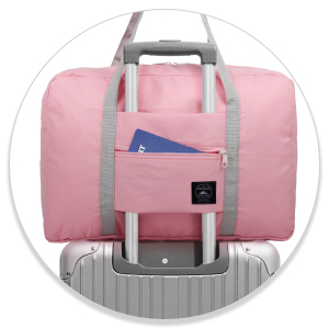 Sports Duffel Bag, Foldable Storage Bag, Toiletry Makeup, Travel Shoulder Bag Canvas Cotton Bags With Zippers 20