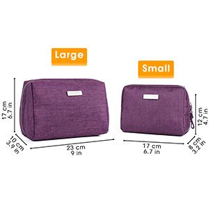 Travel Makeup Cosmetic Skincare Organizer, Toiletry Bag, Foldable Duffel Bag, Multiple Storage Compartments 10