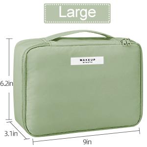 Travel Makeup Cosmetic Skincare Organizer, Toiletry Bag, Foldable Duffel Bag, Multiple Storage Compartments 0