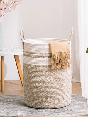 Laundry Hampers, Organizing Basket, Bin Storage Organizer For Toy Collection, Canvas Storage Basket 1